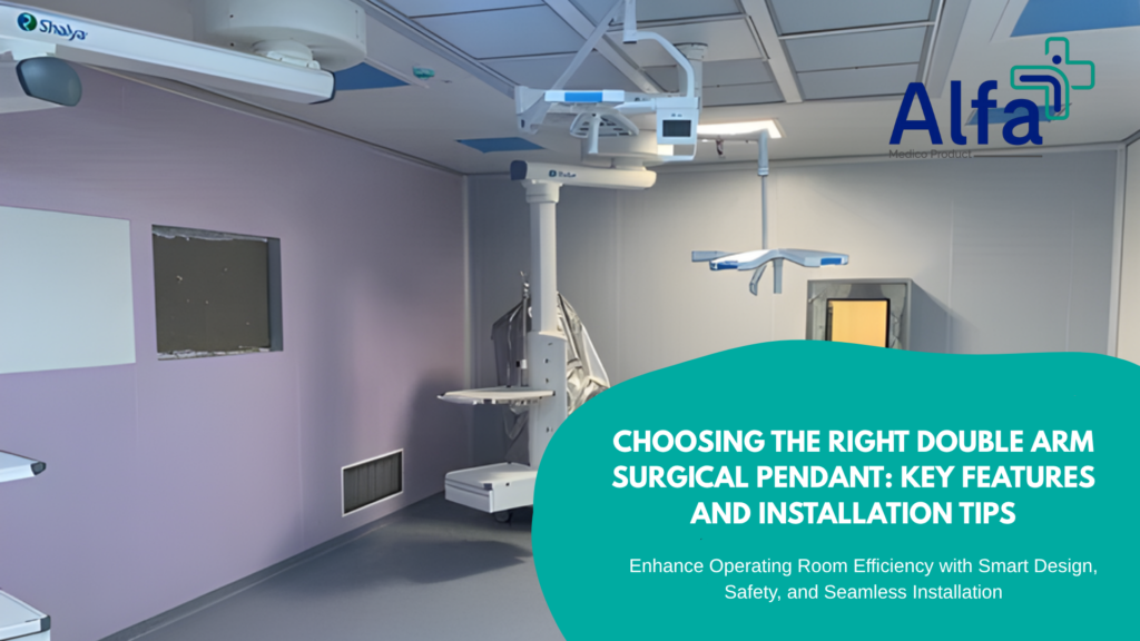 Double Arm Surgical Pendant: